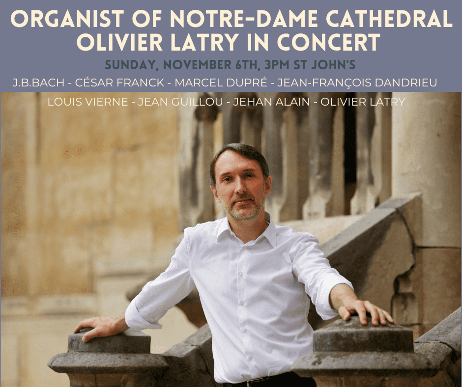 Notre-Dame Organist Olivier Latry in Concert